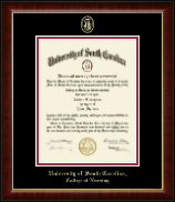 University of South Carolina diploma frame - Gold Embossed Diploma Frame in Murano