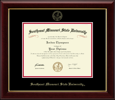 Southeast Missouri State University diploma frame - Gold Embossed Diploma Frame in Gallery