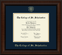 The College of St. Scholastica diploma frame - Gold Embossed Diploma Frame in Lenox