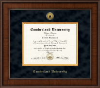 Cumberland University Presidential Gold Engraved Diploma Frame in Madison