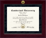 Cumberland University Millennium Gold Engraved Diploma Frame in Cordova