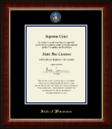 State of Wisconsin Masterpiece Medallion Certificate Frame in Murano