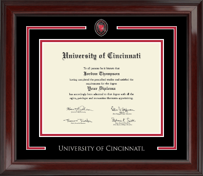 University of Cincinnati diploma frame - Showcase Edition Diploma Frame in Encore