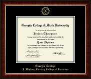 Georgia College & State University diploma frame - Gold Embossed Diploma Frame in Murano