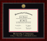 University of Arkansas diploma frame - Gold Engraved Medallion Diploma Frame in Sutton