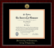 The University of Tennessee Knoxville Gold Engraved Medallion Diploma Frame in Sutton
