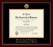 The University of Tennessee Knoxville Gold Engraved Medallion Diploma Frame in Sutton
