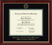 University of North Carolina Wilmington diploma frame - Gold Embossed Diploma Frame in Murano
