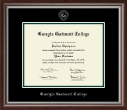 Georgia Gwinnett College diploma frame - Silver Embossed Diploma Frame in Devonshire