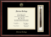 Adrian College Tassel Edition Diploma Frame in Southport