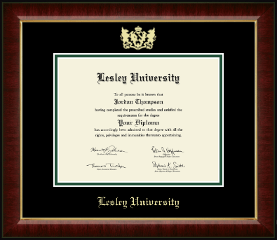 Lesley University diploma frame - Gold Embossed Diploma Frame in Murano