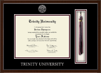 Trinity University diploma frame - Tassel Edition Diploma Frame in Delta