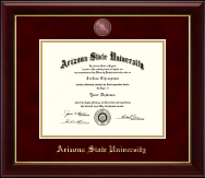 Arizona State University diploma frame - Masterpiece Medallion Diploma Frame in Gallery
