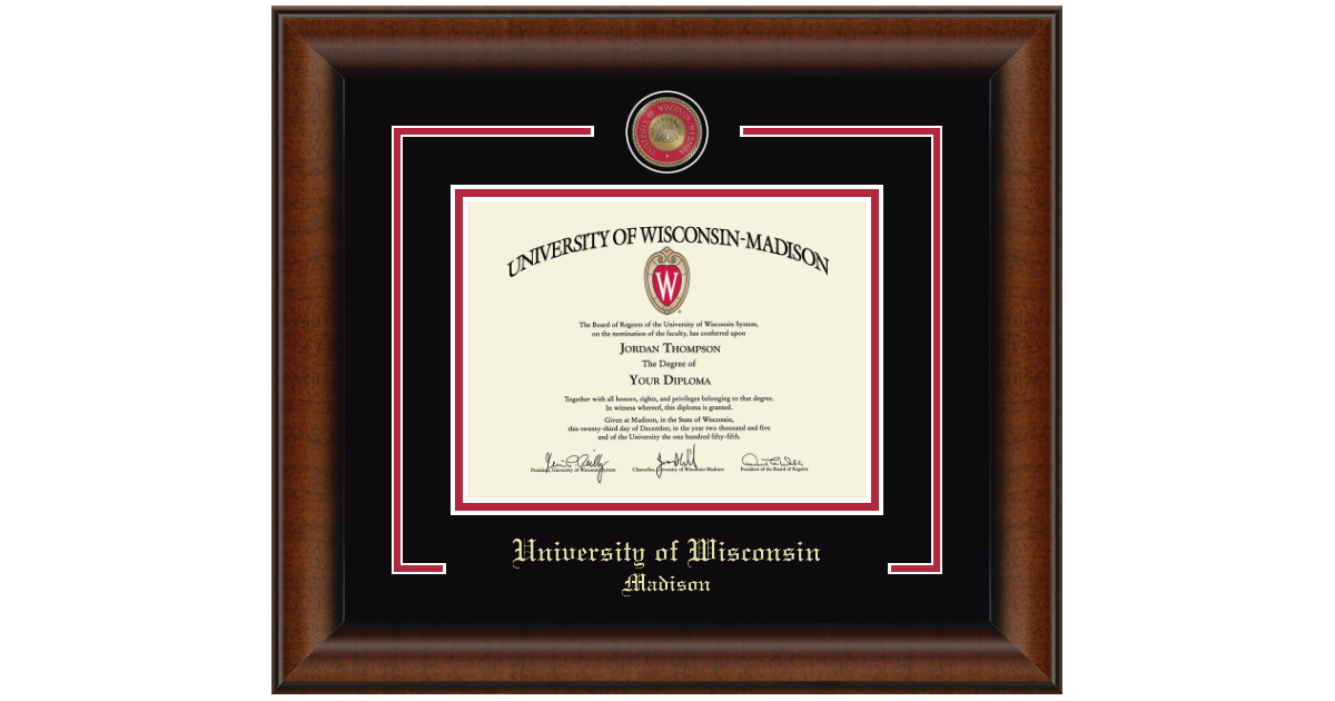 Pre-2003 Showcase Edition Diploma Frame in Austin University of ...