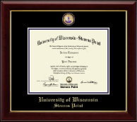 University of Wisconsin Stevens Point diploma frame - Masterpiece Medallion Diploma Frame in Gallery