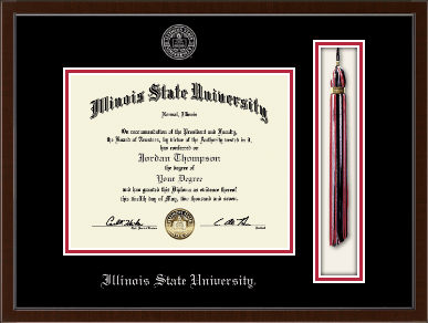 Illinois State University diploma frame - Tassel & Cord Diploma Frame in Delta