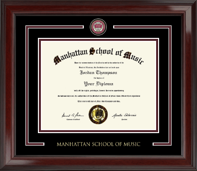 Manhattan School of Music diploma frame - Showcase Edition Diploma Frame in Encore