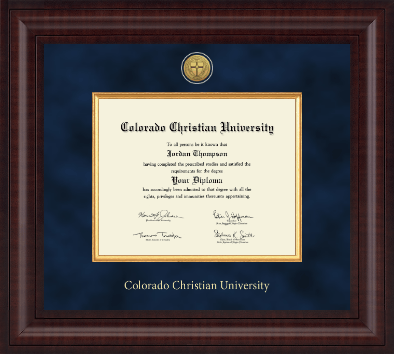 Colorado Christian University diploma frame - Presidential Gold Engraved Diploma Frame in Premier
