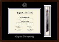 Capital University diploma frame - Tassel Edition Diploma Frame in Delta