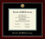 Florida A&M University diploma frame - Gold Engraved Medallion Diploma Frame in Sutton