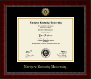 Northern Kentucky University Gold Engraved Medallion Diploma Frame in Sutton