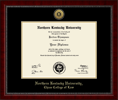 Northern Kentucky University diploma frame - Gold Engraved Medallion Diploma Frame in Sutton