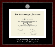 The University of Scranton diploma frame - Silver Engraved Medallion Diploma Frame in Sutton