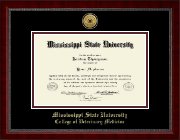 Mississippi State University diploma frame - Gold Engraved Medallion Diploma Frame in Sutton