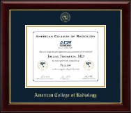 American College of Radiology certificate frame - Gold Embossed Certificate Frame in Gallery