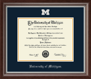 University of Michigan diploma frame - Silver Embossed Diploma Frame in Devonshire
