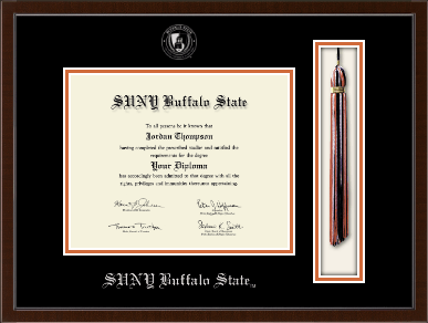 Buffalo State College diploma frame - Tassel & Cord Diploma Frame in Delta