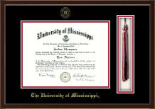 The University of Mississippi diploma frame - Tassel & Cord Diploma Frame in Delta