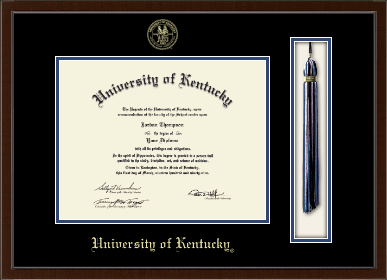 University of Kentucky diploma frame - Tassel & Cord Diploma Frame in Delta