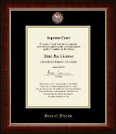State of Florida Masterpiece Medallion Certificate Frame in Murano