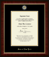 State of New York Masterpiece Medallion Certificate Frame in Murano