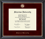 Schreiner University Regal Edition Diploma Frame in Noir