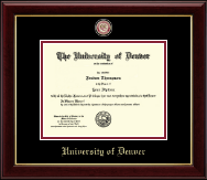 University of Denver Masterpiece Medallion Diploma Frame in Gallery
