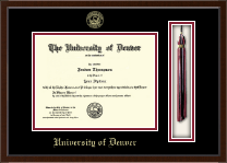 University of Denver Tassel Edition Diploma Frame in Delta
