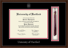 University of Hartford Tassel Edition Diploma Frame in Delta