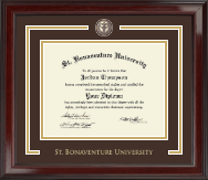 St. Bonaventure University diploma frame - Showcase Edition Diploma Frame in Encore