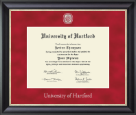 University of Hartford Regal Edition Diploma Frame in Noir