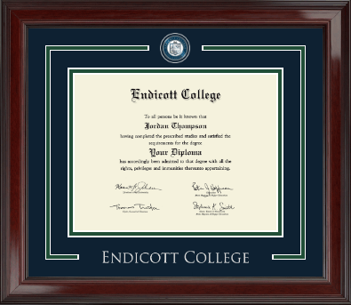 Endicott College diploma frame - Showcase Edition Diploma Frame in Encore
