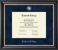 Endicott College Regal Edition Diploma Frame in Noir