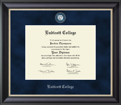 Endicott College diploma frame - Regal Edition Diploma Frame in Noir