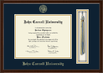 John Carroll University Tassel Edition Diploma Frame in Delta