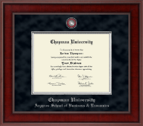 Chapman University Presidential Masterpiece Diploma Frame in Jefferson