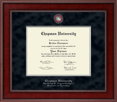 Chapman University diploma frame - Presidential Masterpiece Diploma Frame in Jefferson