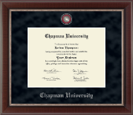 Chapman University diploma frame - Regal Edition Diploma Frame in Chateau