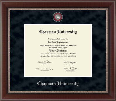 Chapman University diploma frame - Regal Edition Diploma Frame in Chateau