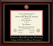California State University Northridge Masterpiece Medallion Diploma Frame in Gallery